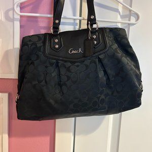 Black Coach shoulder bag